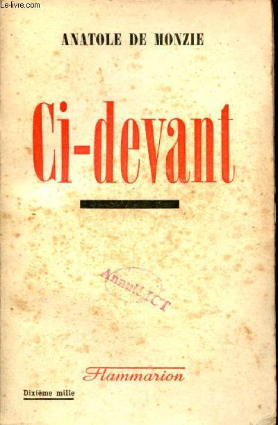 Ci-devant.