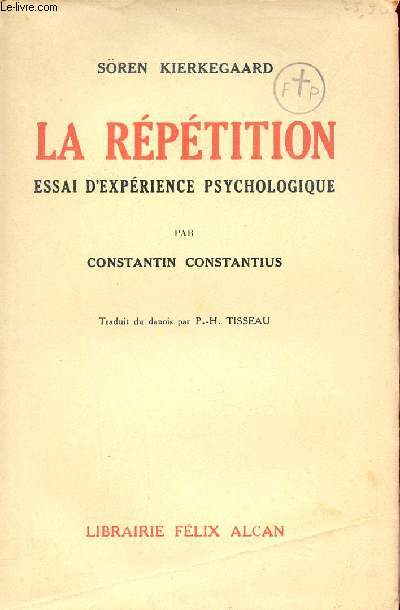 La rptition essai d'exprience psychologique.