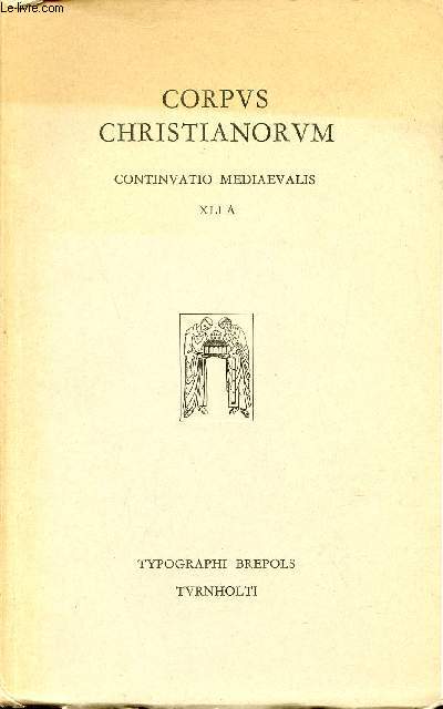 Corpus Christianorum continuatio mediaeualis - XLI A : Iohannis Beleth summa de ecclesiasticis officiis textus - indices.