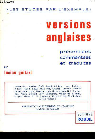 Versions anglaises .