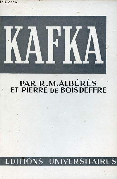 Franz Kafka - Collection Classiques du XXe sicle.