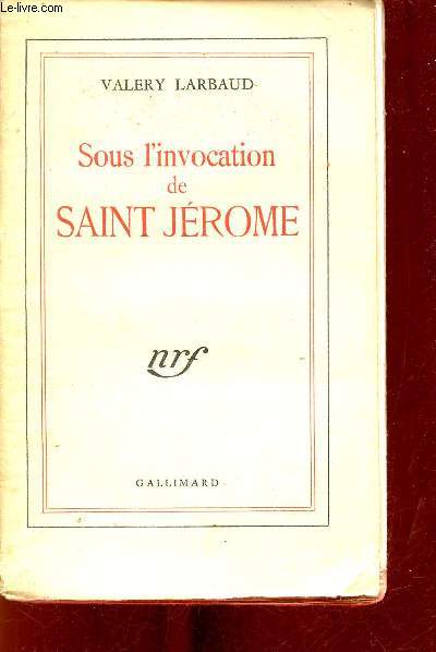 Sous l'invocation de Saint Jrome.