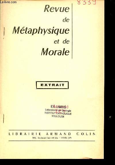Naissance des Mathmatiques de l'esprit de l'exprience - Extrait de la revue de mtaphysique et de morale.