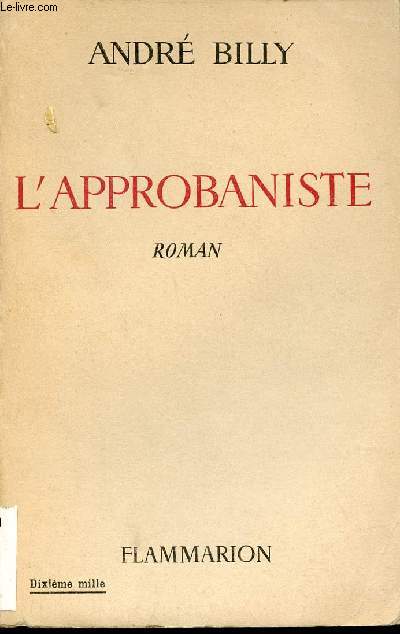 L'approbaniste - Roman.