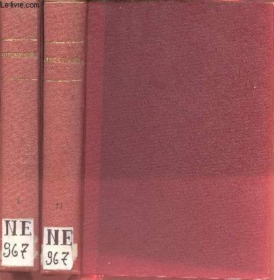 Miscelanea de colaboracion cientifica de los antiguos y actuales con motivo del quincuagsimo aniversario de su fundacion 1892-1942 - En deux tomes - Tomes 1 + 2 .