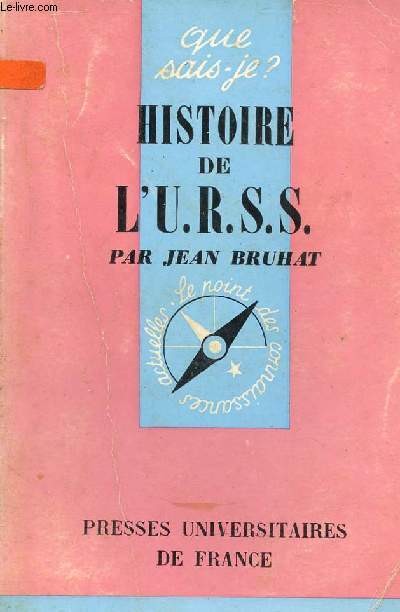 Histoire de l'Urss - Collection Que sais je ? n183.