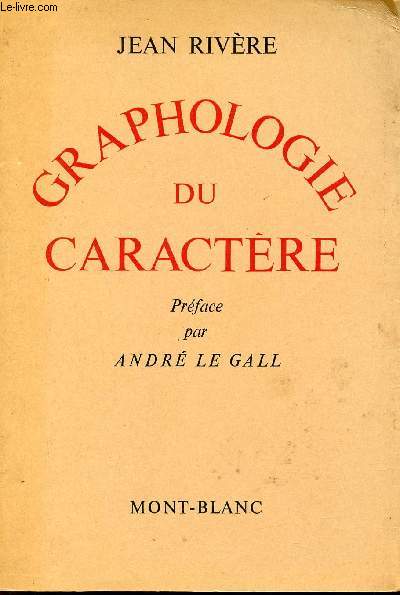 Graphologie du caractre.