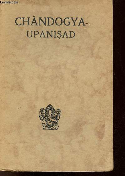 Chandogya-Upanisad - Collection Emile Senart.