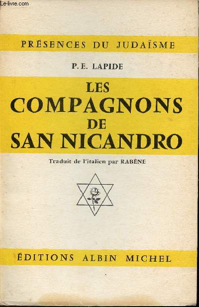 Les compagnons de San Nicandro ou retour aux sources - Collection Prsences du judasme.