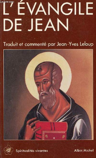 L'vangile de Jean - Collection Spiritualits vivantes n76.