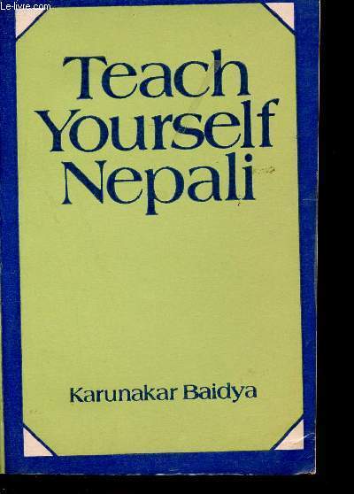 Teach Yourself Nepali.