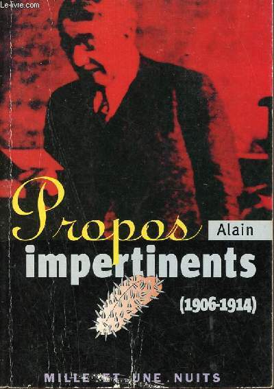 Propos impertinents 1906-1914.