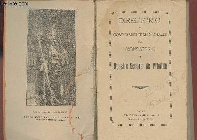 Directorio y costumbres tradicionales del monasterio de Nuestra Senora de Prouille.