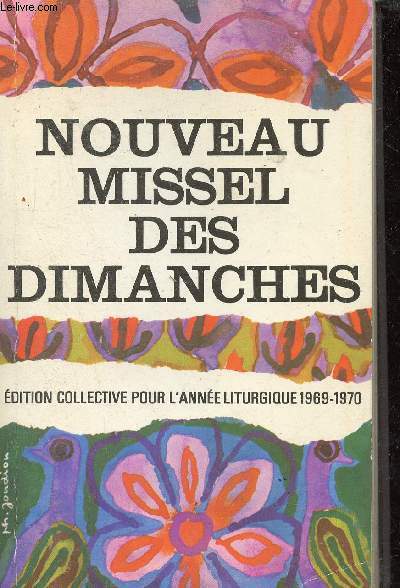 Nouveau missel des dimanches 1969-1970.