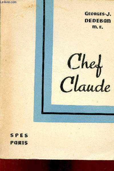 Chef Claude.