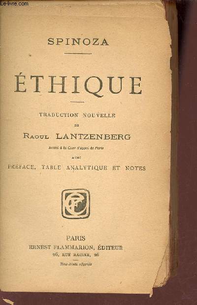 Ethique.
