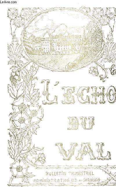 L'Echo du Val n28 2me srie mars 1936 - L'cho  ses lecteurs - nos frres absents - chronique - janvier - fvrier - nuit du 29 au 30 fvrier - tude de Matre Npomucne Jambambois - le thatre au collge - posie terre.