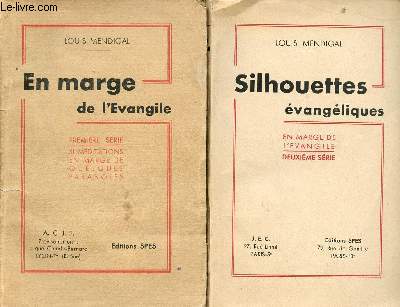 En marge de l'Evangile - Premire + Deuxime srie - Premire srie : XL mditations en marges de quelques paraboles - Deuxime srie : Silhouettes vangliques.