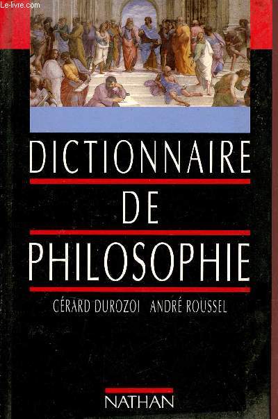 Dictionnaire de philosophie.