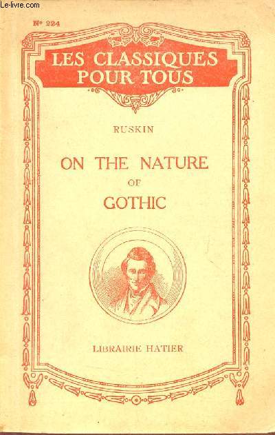 On the nature to gothic - Collection les classiques pour tous n224.