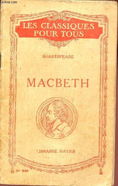 Macbeth - Collection les classiques pour tous n226.