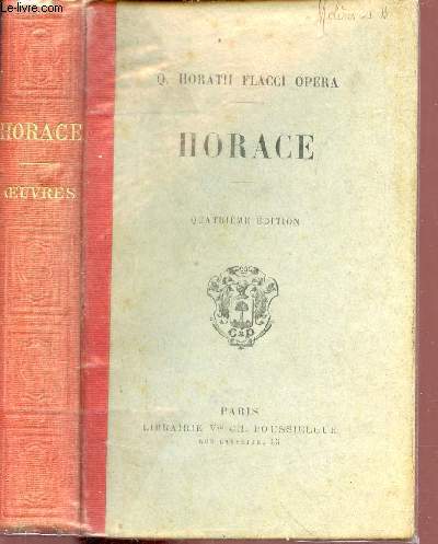 Horace - 4e dition.
