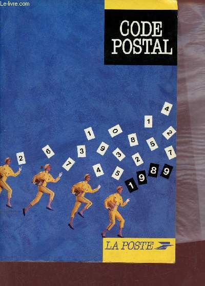 Code postal - La Poste - Edition 1989.