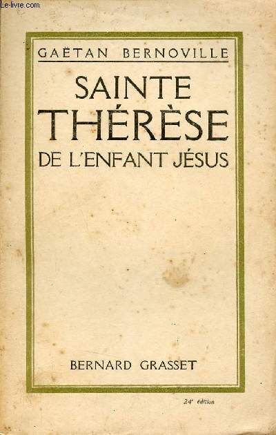 Sainte Thrse de l'enfant Jsus.