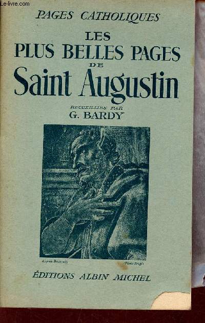Les plus belles pages de Saint Augustin - Collection Pages Catholiques.