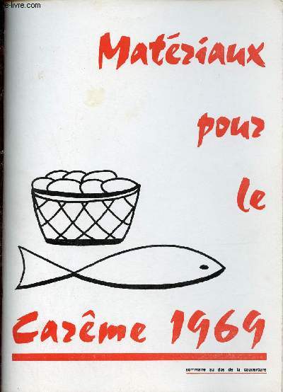Matriaux pour le Carme 1969.
