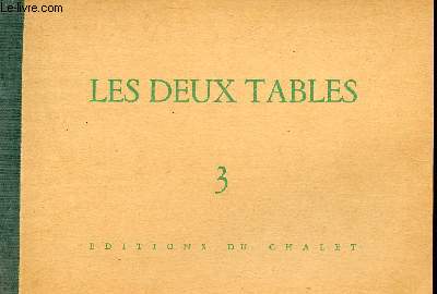 Les deux tables 3.