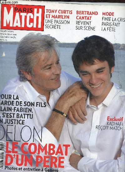 Paris Match n3203 du 7 au 13 octobre 2010 - Thierry Lhermitte toujours splendid - Yannick Noah la dream team pour ses 50 ans - Cynthia Fleury ne manque pas d'aude - Constance Meyer l'amour secret de Gainsbourg - ZZ top les sudistes dbarquent  Paris etc