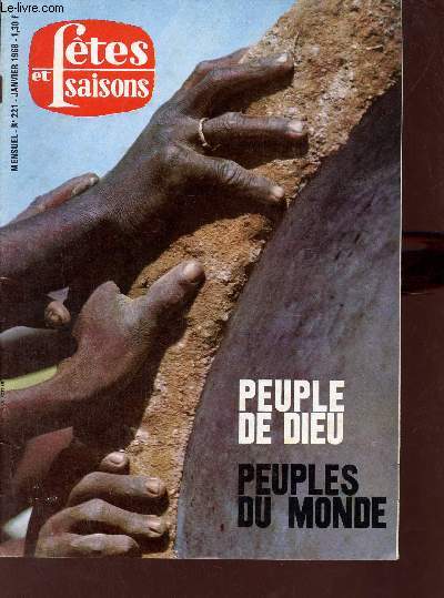 Ftes et saisons n221 janvier 1968 - Peuple de dieu peuples du monde.