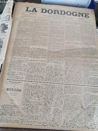 La Dordogne journal conservateur rpublicain - Du Jeudi 1er janvier 1874  jeudi 25 mars 1875.