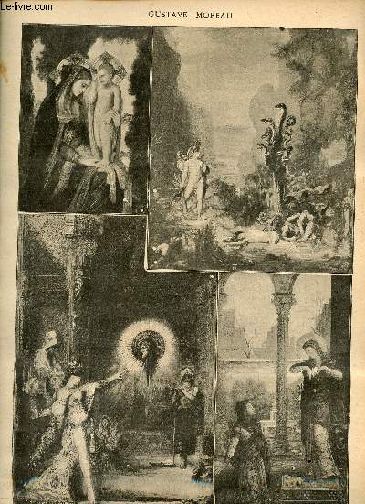 Supplment aux annales politiques et littraires n775 1898 - Gustave Moreau quelques chefs d'oeuvre de Gustave Moreau (la madone et l'enfant,Hercule et l'Hydre de Lerne, Salom l'apparition, le pote et la sainte) - la guerre hispano amricaine etc.