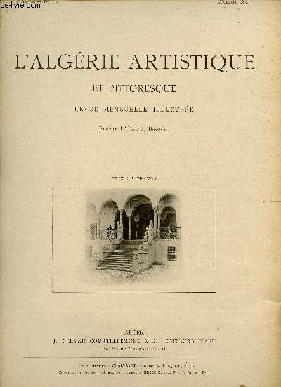 L'Algrie artistique et pittoresque n43 3e anne dcembre 1892 - Tunis.