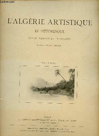 L'Algrie artistique et pittoresque 25 3e anne - Tlemcen.