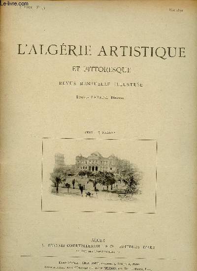 L'Algrie artistique et pittoresque n35 3e anne mai 1892 - Boghari par Amde Fraigneau.