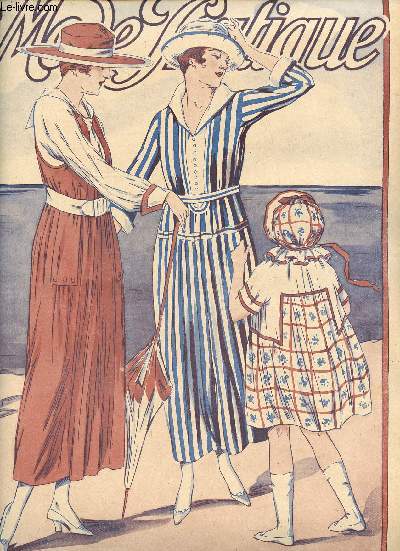 La Mode Pratique n30 28 juillet 1917 - Le dcor et la commodit les lits divans - petites robes d't les corsages plats, quelques encolures,les cenintures - robes de saison - la page des jeunes filles leurs robes, une mode nouvelle - nos ouvrages etc.