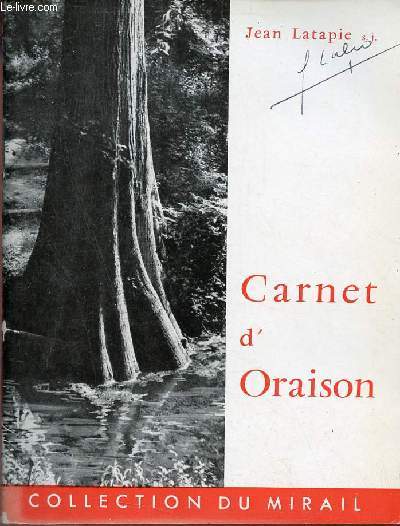 Carnet d'Oraison - Collection du Mirail.