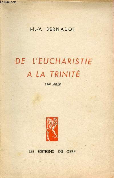 De l'eucharistie  la trinit.