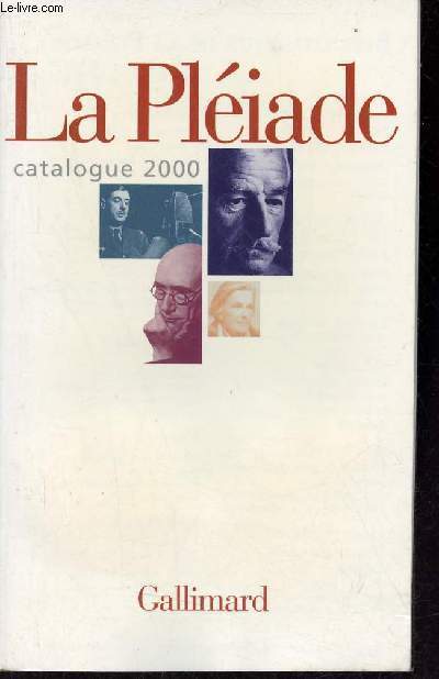 Catalogue La Pliade 2000.