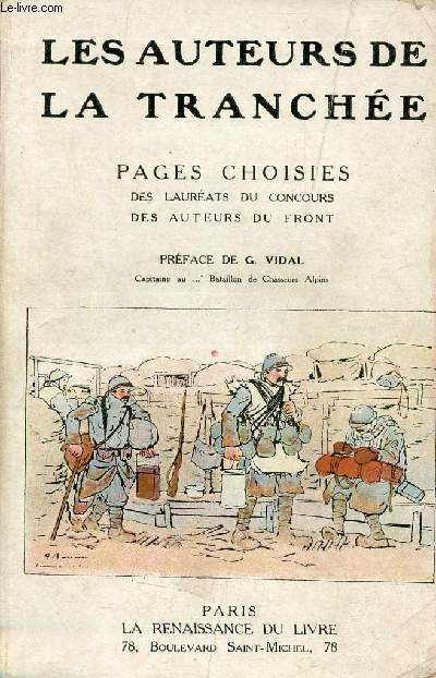 Les auteurs de la tranche - Pages choisies des laurats du concours du front.