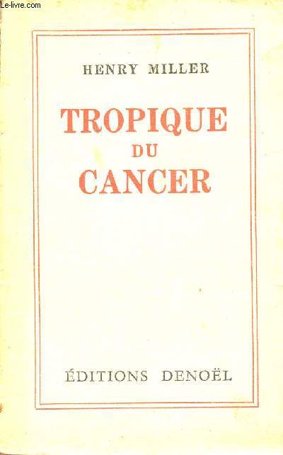Tropique du cancer.