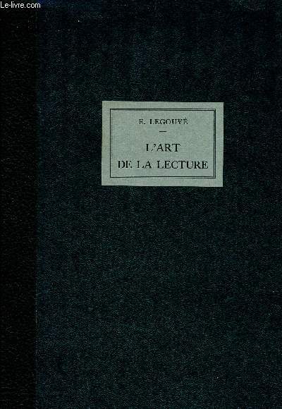 L'art de la lecture.