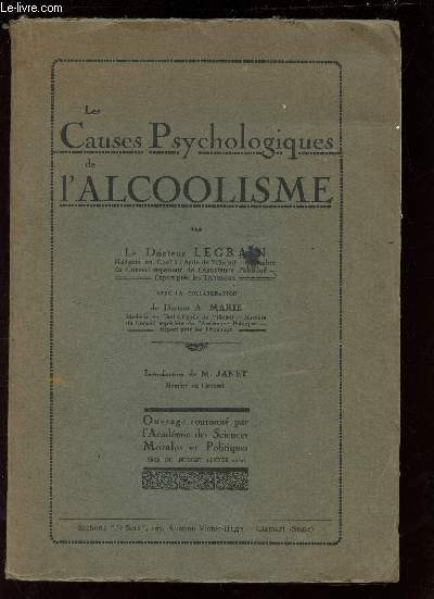 Les causes psychologiques de l'alcoolisme.