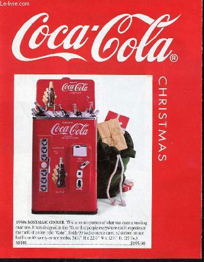 Catalogue en anglais de Coca-Cola Christmas.
