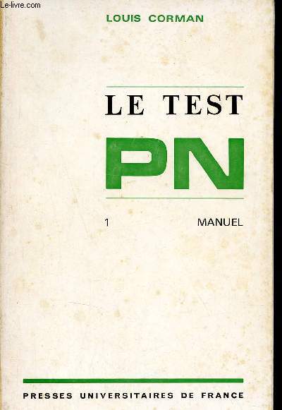Le test PN - Manuel 1.