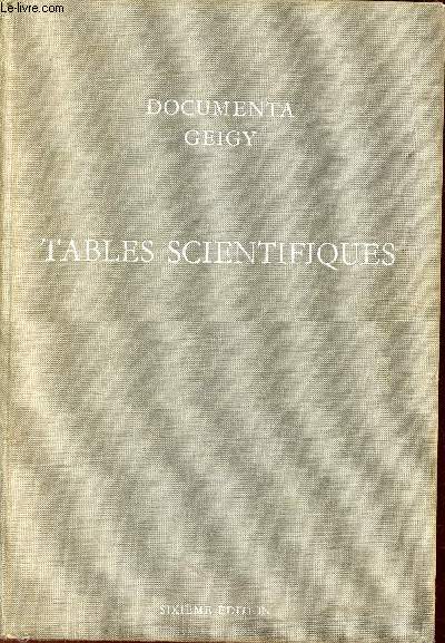 Tables scientifiques - 6e dition - Documenta Geigy.