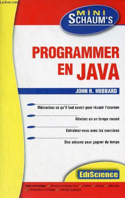 Programmer en Java - Mini Schaum's.